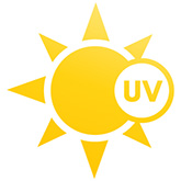 Sun with UV icon