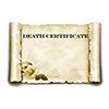 Death Certificate Icon