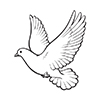 Flying Dove Icon
