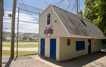 Concession Stand and Baseball Diamond at Rockwood Field