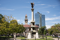 Soldier's Monument for the Civil War on City Hall Common- Click to Enlarge