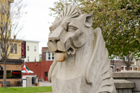 One of Two Griffins in the Lion Gate Monument at East Park - Click to Enlarge