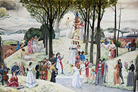 Mural by Leon Kroll called “The Shrine of the Immortal” - Click to Enlarge
