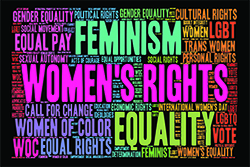 Women's Rights Word Cloud
