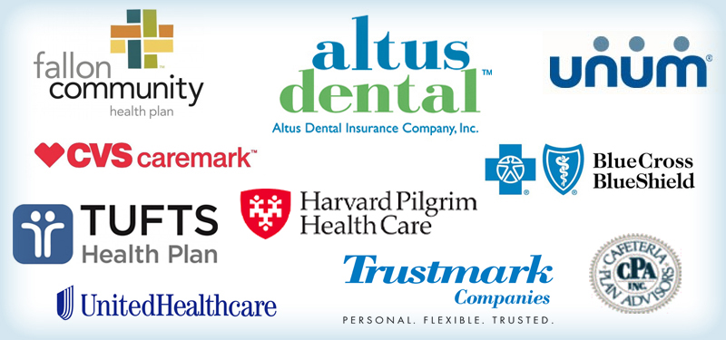 Collage of Healthcare Provider Logos for City Employees & Retirees