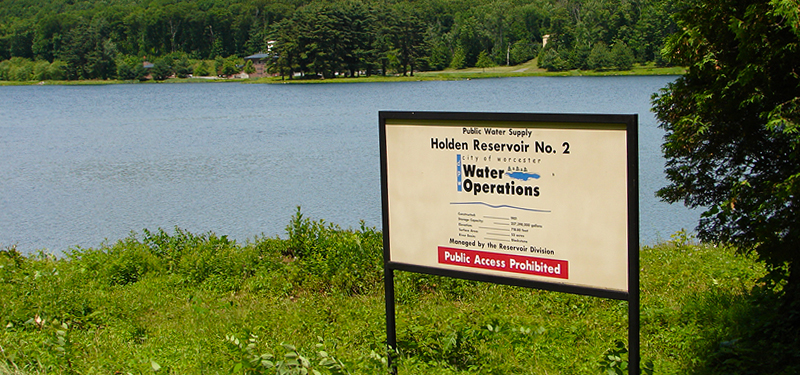 Holden Reservoir Sign