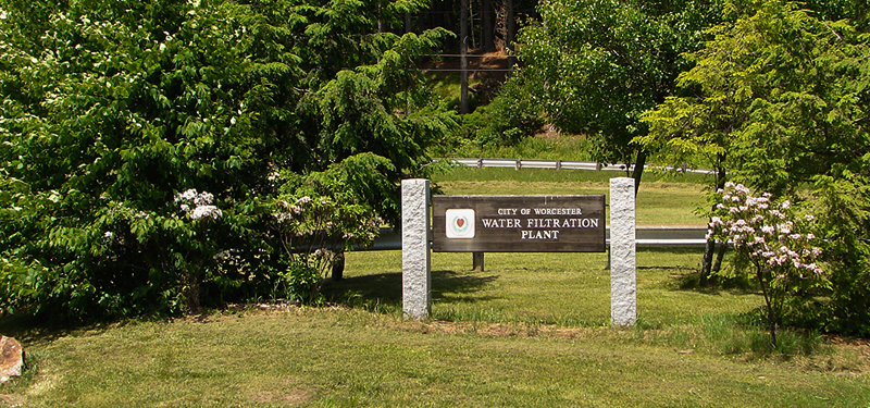 Water Filtration Plant Sign