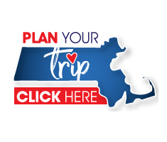 Blue and Red Logo for Discover Central MA's Plan Your Trip
