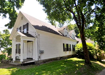 Robert Hutchings Goddard Historic House Facade as Seen from Street Level