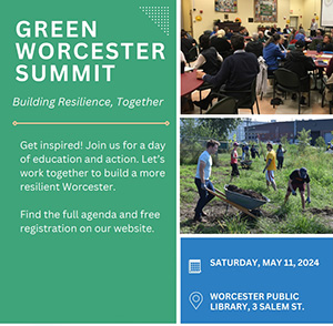 Green Worcester Summit Flyer for May 11, 2024
