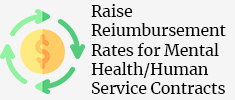 Mental House/Human Service Reimbursement Button Graphic