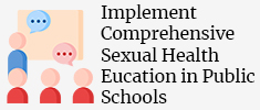 Sexual Education Button Graphic