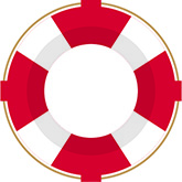 Lifesaving float icon