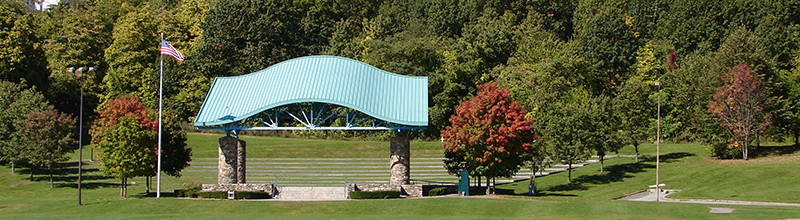 Amphitheater in the Middle of East Park