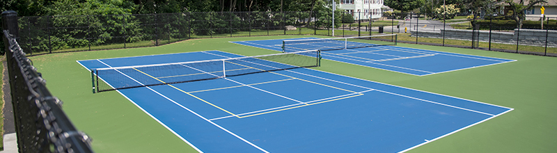 Two Tennis Courts at Holmes Field