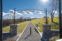 World War I Memorial Grove Entry and Walkway at Green Hill Park - Click to Enlarge