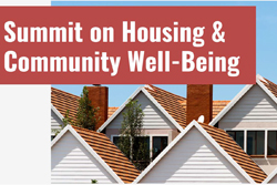 Housing Rooftops with Summit Text Overlay