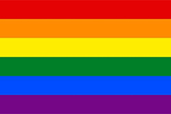 LGBTQIA Rainbow Rectangle