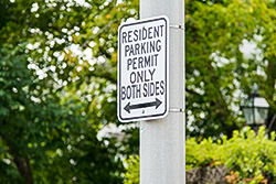 Parking Permit Only Sign