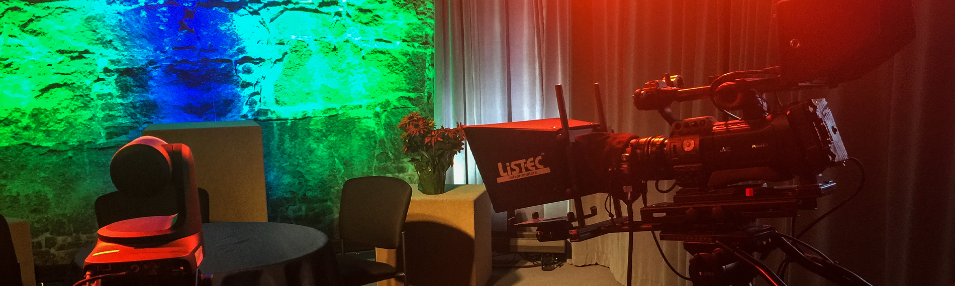 TV Studio with Lights