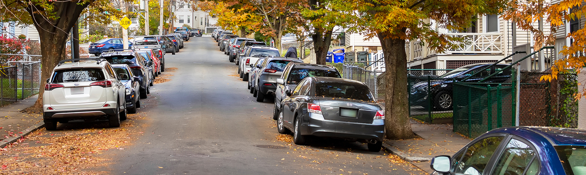 DPW working on a Street in Worcester