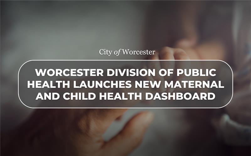 Graphic announcing new maternal health dashboard