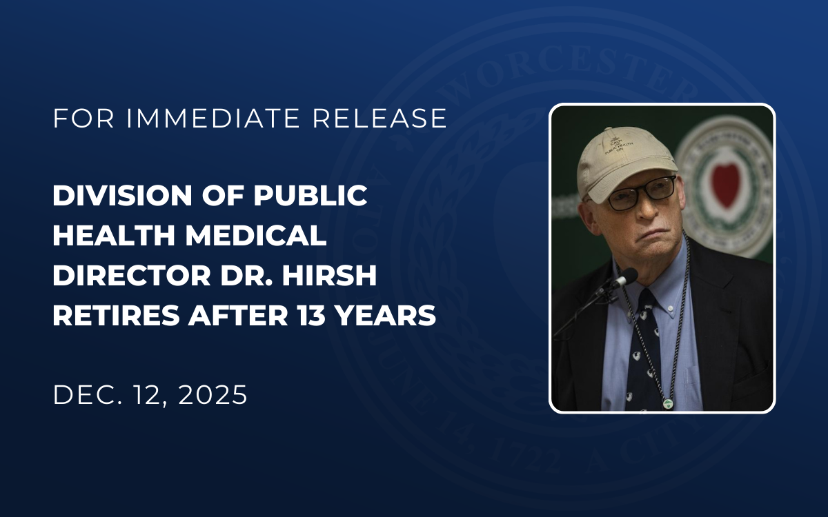 Graphic announcing Dr. Hirsh retirement