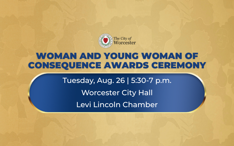 Graphic announcing 2025 Woman, Young Woman of Consequence Awards