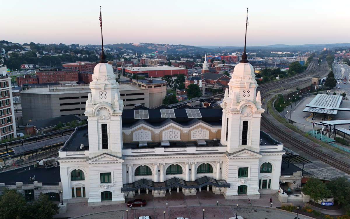 Aerial photo of Union Station