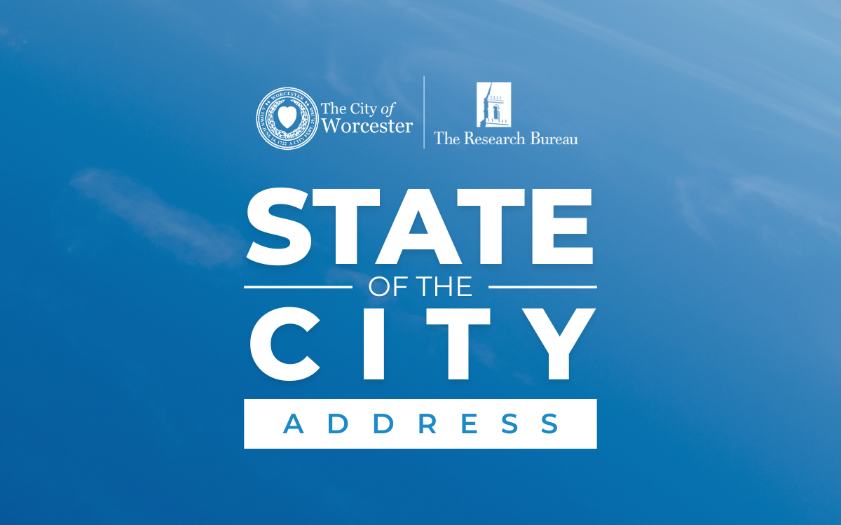Graphic Announcing the City of Worcester State of the City Address