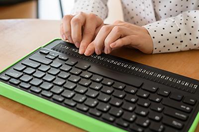 Accessible Keyboard with Braille Keys