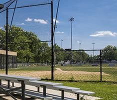 Beaver Brook Park Baseball Diamond and Bleachers