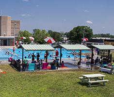 Bennett Field with Veterans Memorial Pool