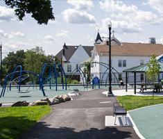 Betty Price Blue and Green Playground Set
