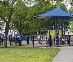 Blithewood Park Blue and Green Playground