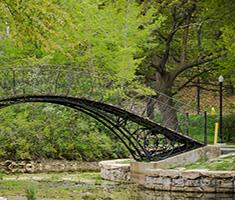 Elm Park Red and Black Bridge 